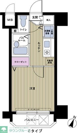 フェニックス幡ヶ谷壱番館の物件間取画像
